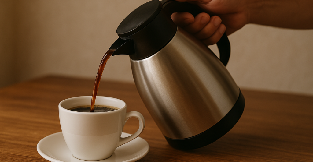 Garrafa térmica de café
