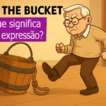 homem idoso chutando um balde