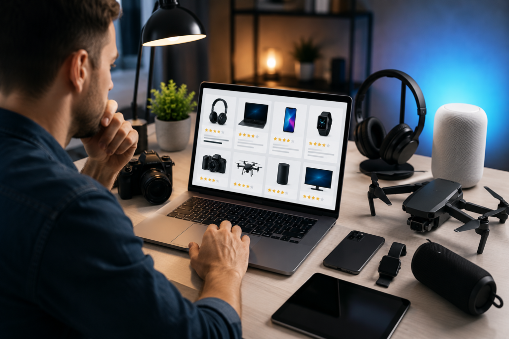 Razões para pesquisar reviews antes de investir em equipamentos tech