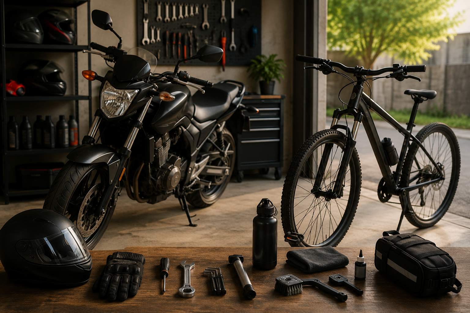 Práticas de quem usa bicicleta ou moto todo dia e nunca fica na mão