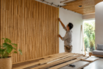 painel de bambu